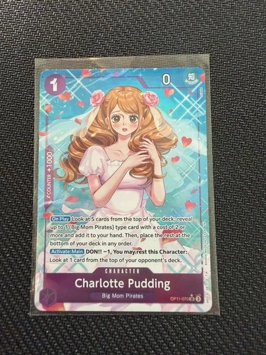 Charlotte Pudding (Alternate OP11-070 Foil ** OP-11 ** English One Piece TCG