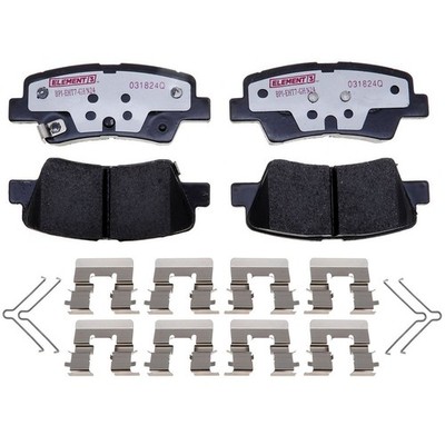 New OE Front & Rear Brake Pads Kit For 2019-2021 Hyundai Veloster 10 Yr Warranty