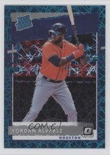 2020 Donruss Optic Rated Rookies Teal Velocity Prizm 16/35 Yordan Alvarez b4d