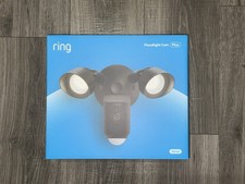 Ring Floodlight Cam Wired Plus Outdoor Security Camera Black New Sealed