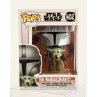 Funko Pop! Vinyl: Star Wars - The Mandalorian with the Child #402 W/ Protector