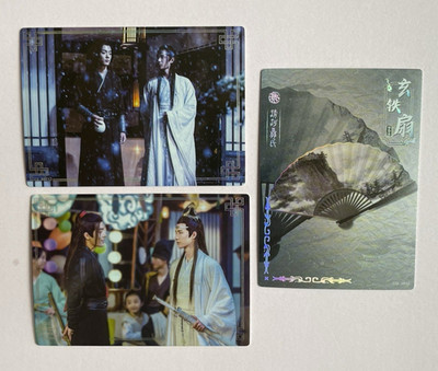 Genuine The Untamed Lan Wangji Wei Wuxian PhotoCards Wang YiBo Xiao Zhan MDZS 3