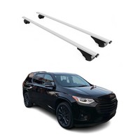 DachträGer GrundtäGer FüR Chevrolet Traverse 2018-2024 75Kg Metall Silber 2 Tlg