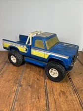 Nylint Chevy Blue Rhino Vintage 1970s 4x4 Pickup Truck Hook Roll Bar, rough