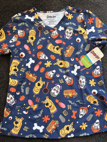 BNWT Women’s SCOOBY DOO Scrub Top Size L PERTH