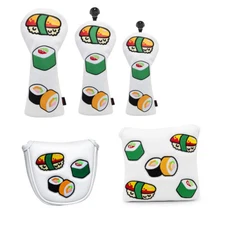 Yummy Sushi Design Golf Headcover For Driver/Fairway Wood/Hybrid/Putter Cover