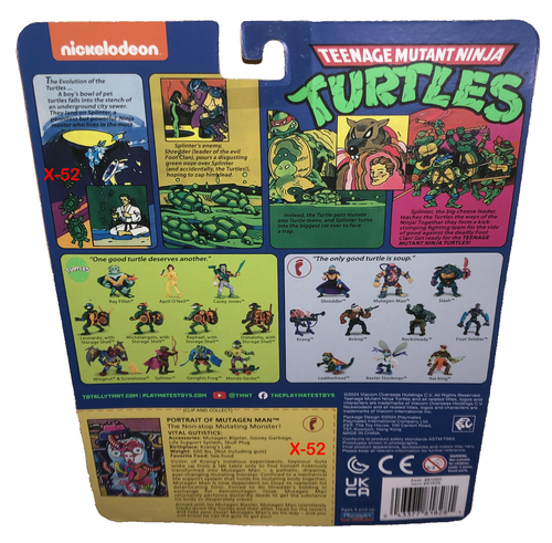 TMNT Retro Mutagen Man Figura Teenage Mutant Ninja Turtles 40th Hype Pegatina - Imagen 6 de 6
