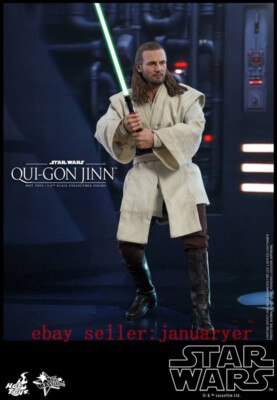 Hot Toys 1/6 Star Wars MMS525 Episode I Qui-Gon Jinn New/OTI read