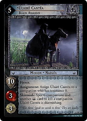 Ulaire Cantea, Black Assassin - FOIL - Black Rider - Foil - Lord of the Rings... - Photo 1/1
