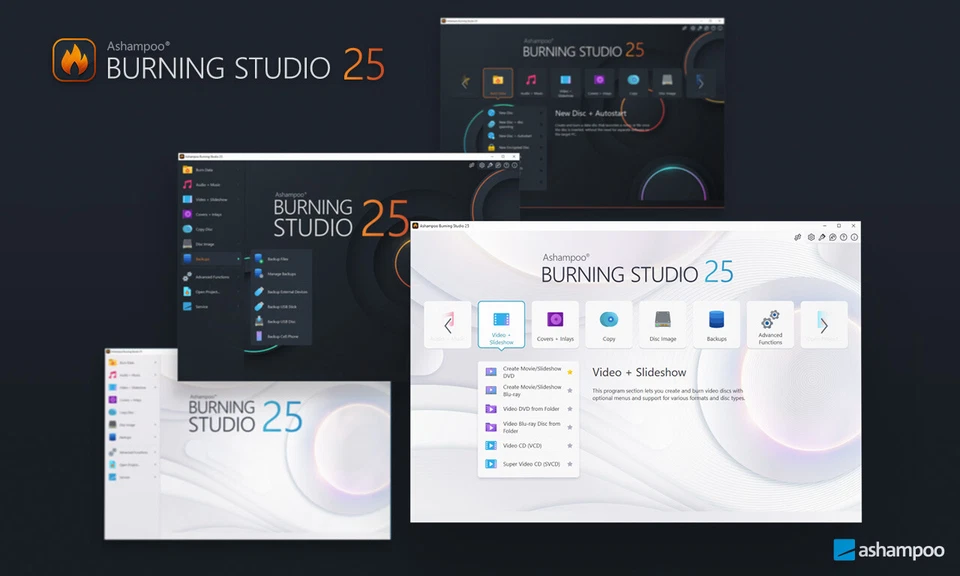 Ashampoo Burning Studio 25 - CD DVD Burning Software - CD or DOWNLOAD PC - Image 4 of 4