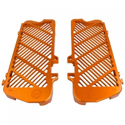 Bullet Proof Designs Radiator Guards Orange KTM-RG-08-STD-ORG for ATV/UTV