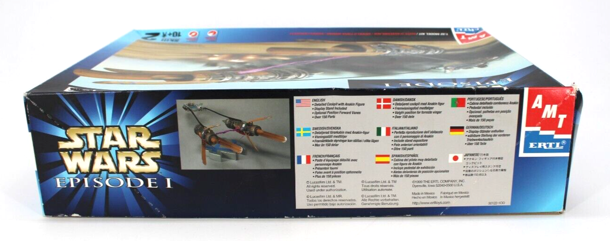 AMT ERTL Star Wars Episode 1 Anakin's Podracer Plastic Model Kit