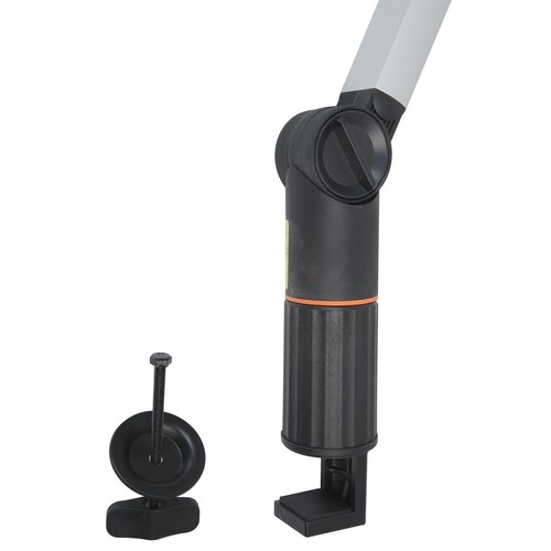 Pulse Professional Studio Broadcast Microphone Boom Arm Stand Silver Adjustable - Picture 3 of 3
