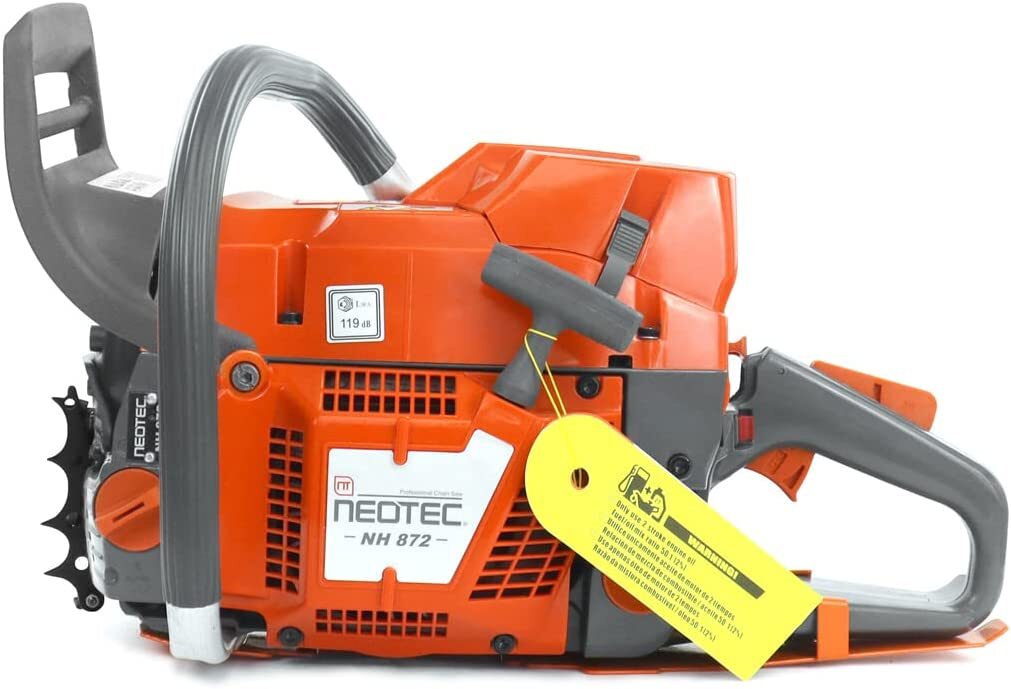 Cabezal eléctrico de motosierra de gas 71cc compatible con árbol de fresado Husqvarna 372XP sin barra