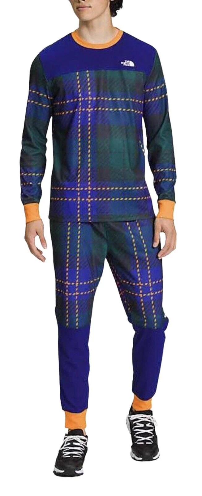 The North Face Plaid Waffle Baselayer Set Men’s Size Medium NF0A833UINX-M