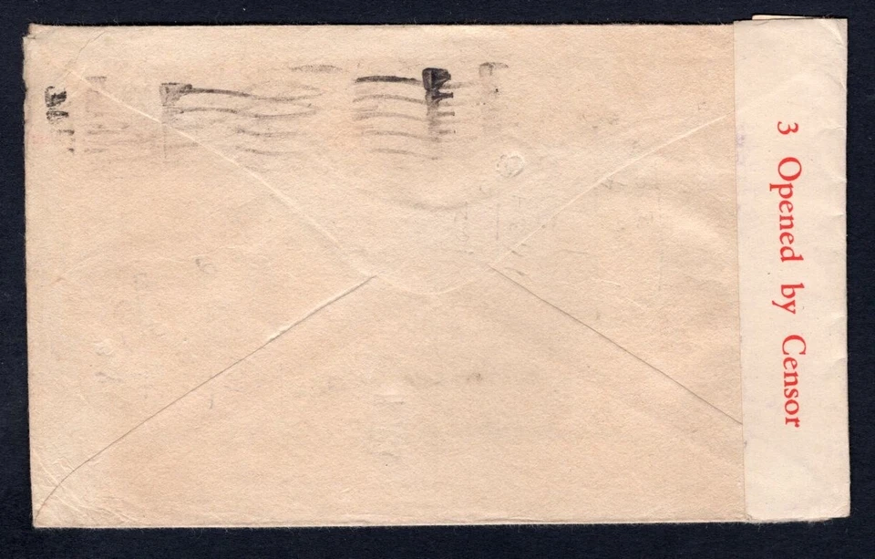 AUSTRALIA WW2 1945 Censored Cover to USA - Image 2 of 2