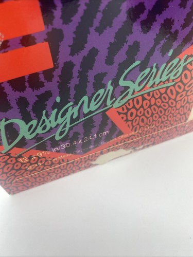 Mead Portfolio Folder Trapper Keeper 1989 Vintage Designer Series Retro Vintage - Picture 5 of 7