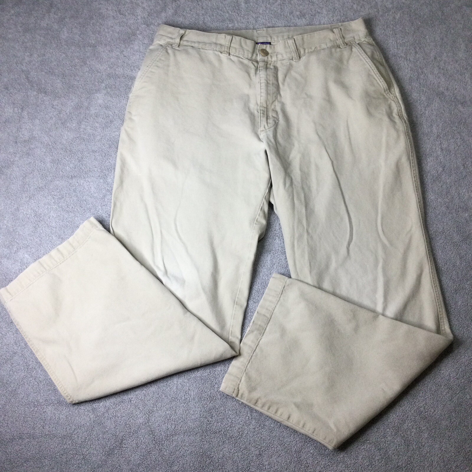 Patagonia Duck Pants Men’s 36x31 Beige Canvas Khaki Hiking Outdoor Size 36
