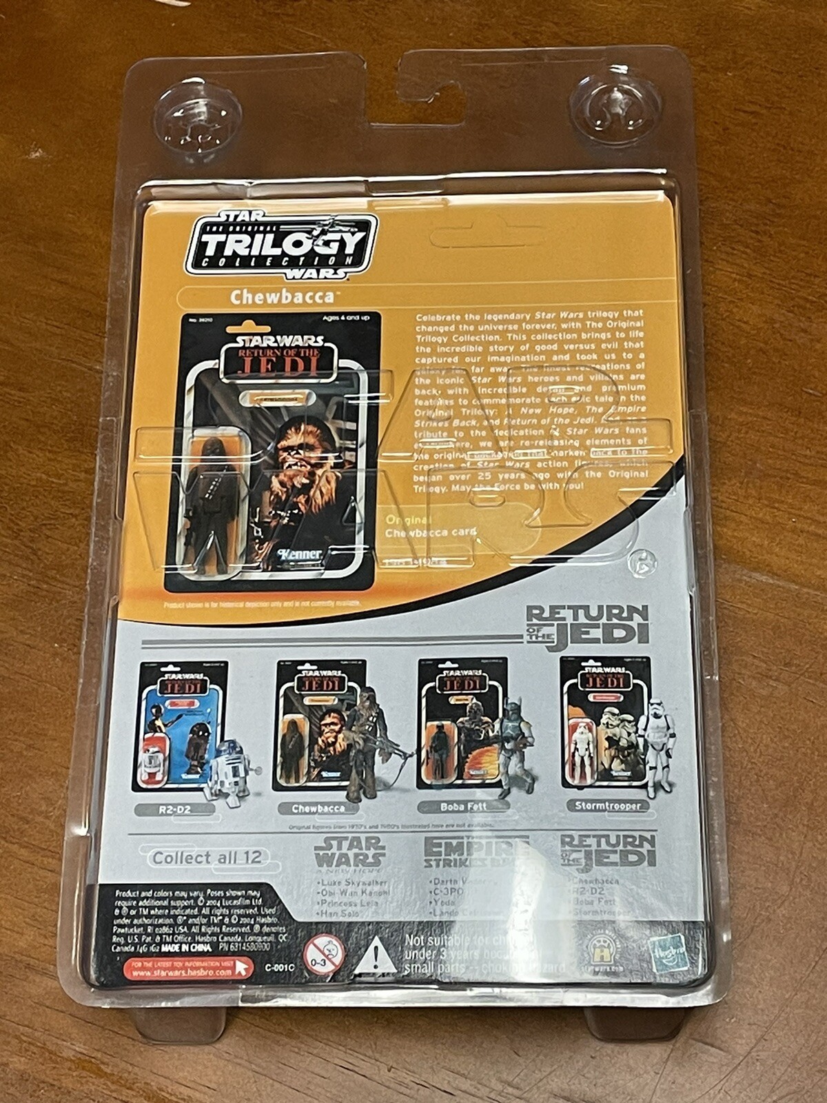 VOTC Vintage Clamshell Star Wars OTC Lot Chewbacca R2 D2 Boba Fett