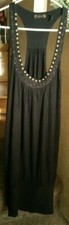 Guess Black Studded Tank Style Mini Dress L