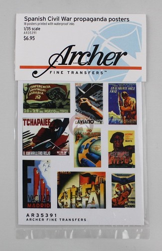 Archer 1/35 Spanish Civil War Propaganda Posters (18 Posters) AR35391 - 第 1/1 張圖片