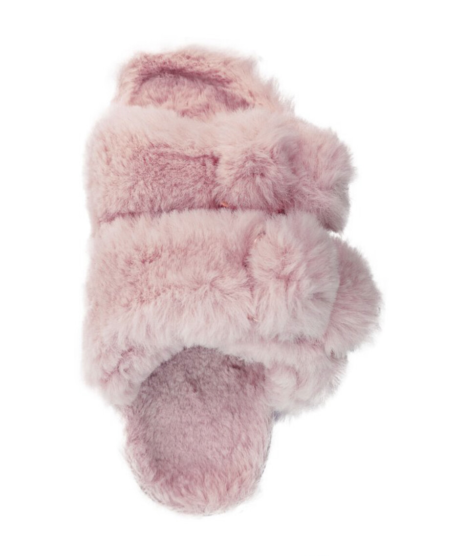 PANTOFOLA D’ORO Nuove pantofole Wonder Nation rosa in pelliccia sintetica per ragazze ~ taglia USA 13 1 ~ belle