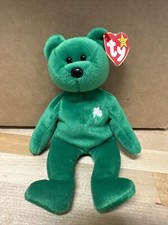   Erin  Beanie Baby-1997 St. Patrick  s Day Bear-Retired-Ty Beanie Babies Box 151
