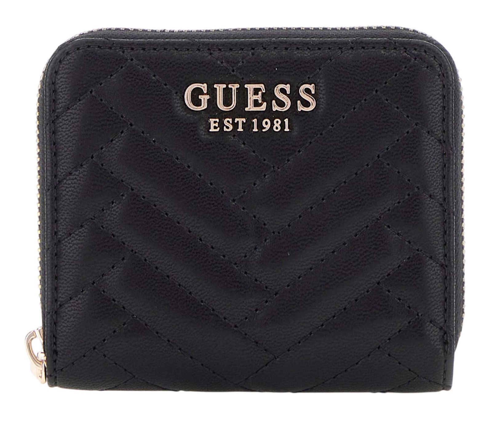 GUESS purse Anning SLG Small Zip Around Wallet S Black
