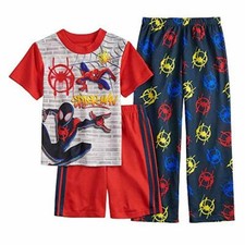 Spider-Man Super Hero Boy's 3-Piece Polyester Pajama Set