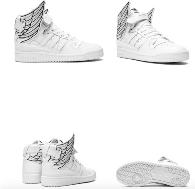 NEW Men's Jeremy Scott X Adidas Forum Hi Wings 4.0 Shoes Boots