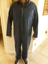 Coveralls: LONG SLEEVES UNLINED SIZE 58 REGULAR NAVY BLUE Vintage