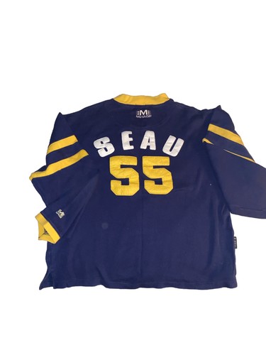 San Diego Chargers #55 JR SEAU 1995 MIRAGE SWEATER SIZE LARGE - Picture 2 of 9