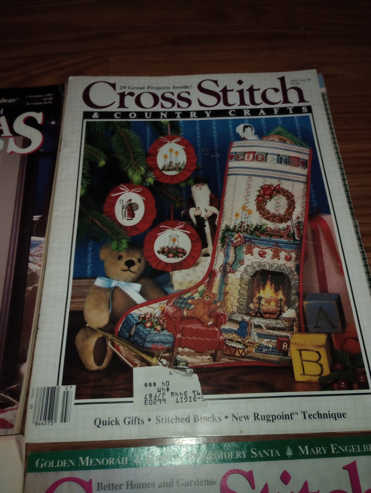 Vintage Christmas CrossStitch And Country Craft Sampler Magazines 1991, 1995 eBay