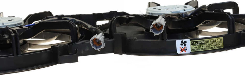 Conjunto de ventilador de radiador y condensador doble - METRIX se adapta a Nissan Máxima 09-14 Foto 3 de 4