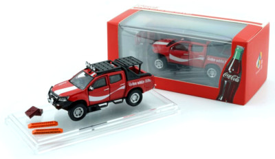 BM Creations ''Coke-Cola'' 2018 Isuzu D-Max - RHD 1:64 Scale Diecast Car COKE050