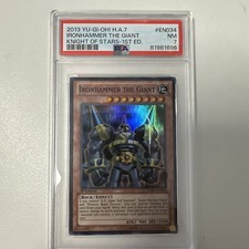 2013 YU-GI-OH! H.A.7 IRON-HAMMER THE GIANT KNIGHT OF STARS- 1ST ED.ITION # ENO34