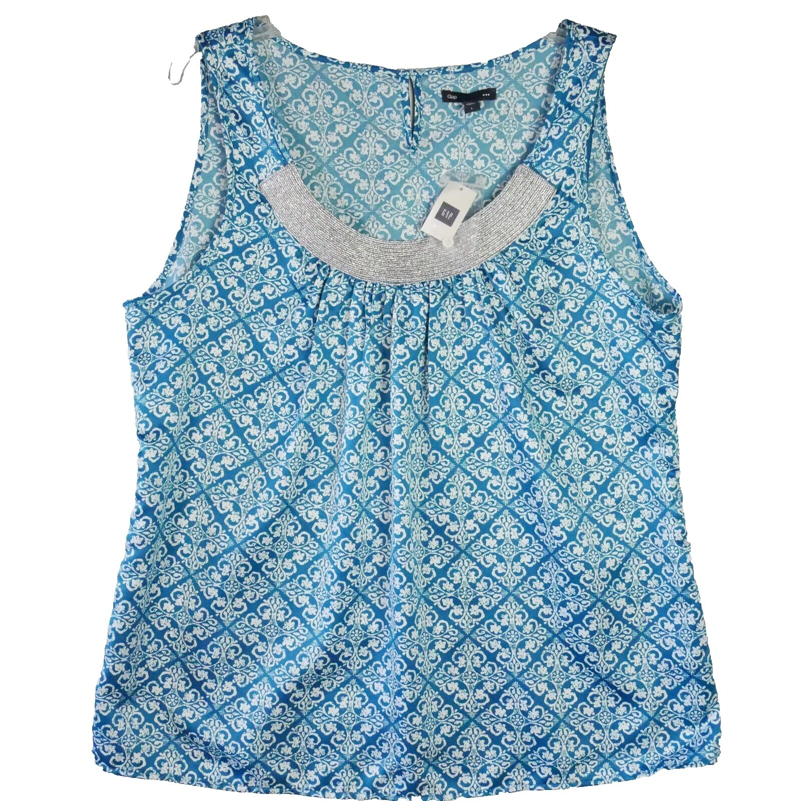 Женская блузка топы с геометрическим узором Gap