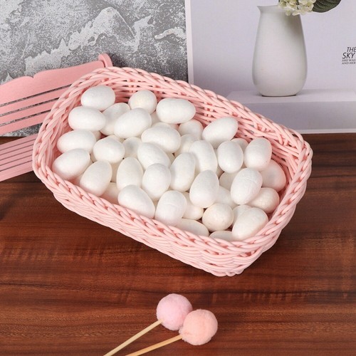 50 Pcs Polystyrene Eggs Small Foam Easter DIY Hunt Supplies Solid Child - Picture 6 of 11