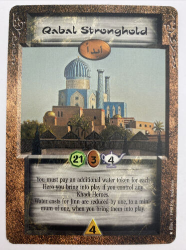 1998 CCG Legends of the Burning Sands QABAL STRONGHOLD TCG Promo  -  SellbyCyn - Picture 1 of 3