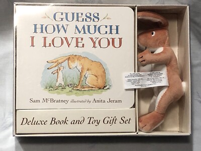 NEW   Guess How Much I Love You: Deluxe Book and Toy Gift Set   With Toy Rabbit