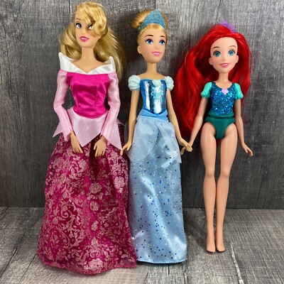 Disney Barbie Dolls Large Disney Princess Barbie Doll Lot Of 21