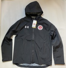 FC St. Pauli Regenjacke schwarz mit Reißverschluss Under Armour 2017-2018 / Erwachsene Größe L neu mit Etikett