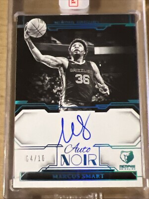 2023-24 Panini Noir Marcus Smart Black & White Platinum /10 SEALED