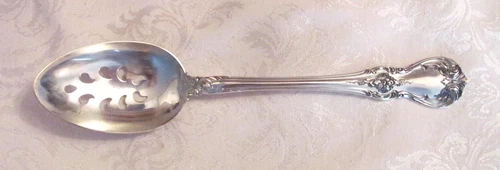 Towle Old Master Sterling Silver Slotted Serving Spoon No Monogram