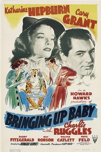 Bringing up baby Cary Grant Hepburn movie poster print 3