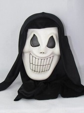 Easter Unlimited Fun World Ghost Face Smiling Mask Vintage Big Teeth Halloween
