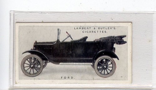 (Jd6011) LAMBERT & BUTLER,MOTOR CARS,A SERIES,FORD,1922,#18