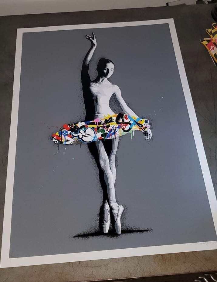 MARTIN WHATSON PASSE MAIN EDITION COA rare BANKSY SNIK