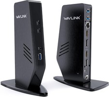 USB C Docking Station Ultra HD Multiple Display Docking Station for Laptop, S042
