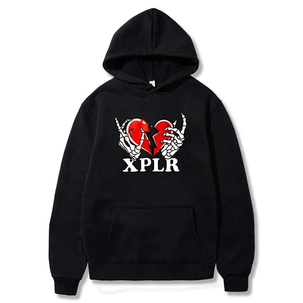 XPLR Heartbreak Hoodie Sam and Colby Merch Men Women Cotton Hoodie